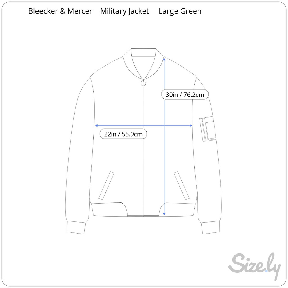 Bleecker & Mercer Mens Vintage Military Jacket - Picture 5 of 5